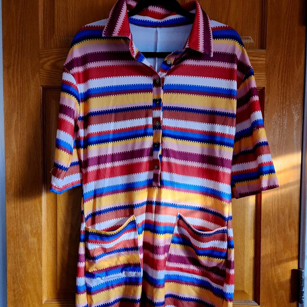 Colorful stretchy jumpsuit